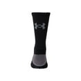 thumbnail image 2 of Under Armour Boys' UA Resistor III Crew Socks - 6-Pack YLG Black, 2 of 5