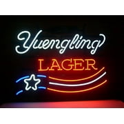Queen Sense 17"x14" Yuenglings Lager Flag Neon Sign Man Cave Handmade Neon Light 117YLLF