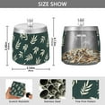 thumbnail image 2 of Yayeee Ashtray with Lid for Cigarette Smokeless Stainless Steel Home Ash Holder, Beige Leaves, 2 of 7