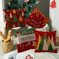 thumbnail image 7 of Uutvery Christmas Snowflake Tree Pillow Cover,Winter Decorative Pillows Sofa Couch Bed Living Room,Merry Christmas Farmhouse Decoration,Xmas Indoor Decor Seasonal Home Accent,17.7x17.7 Inches, 7 of 7
