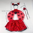 thumbnail image 2 of Conjunto de disfraces de animales para niños, ropa para niños, niñas, para representaciones teatrales, 4 piezas mariquita, 2 of 9