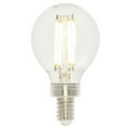 thumbnail image 2 of Westinghouse Lighting 5024220 4.5 Watt (60 Watt Equivalent) G16-1/2 Dimmable Clear Filament LED Light Bulb, Candelabra Base, 6-pack, 2 of 5