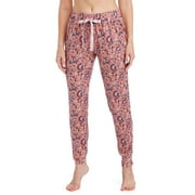 Jessica Simpson Women's Cuffed Sleep Pants with Satin Drawstring
