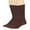 Brown, variant on Men's Seamless Bamboo Dress Socks - 4 Pack - Breathable Casual Soft Crew Business Solid - Sock Size 9-11 Shoe 6-9 M Black