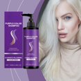 thumbnail image 2 of Nourishing Purple Shampoo Hair Color Lasting Nourishing Hair Smooth Moisturizing Purple Shampoo 100ml, 2 of 5