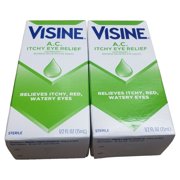 2 Pack - Visine A.C. Eye Drops 0.50 oz