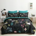 thumbnail image 2 of Wajade 7 Piece Colorful Floral Comforter Bedding Set, Queen, 2 of 7