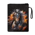 thumbnail image 2 of HELLHERO Polyester Fabric Book Sleeve Cover for Reading Lovers Vintage for Textbook Paperbacks School Supplies Lightweight, 2 of 8