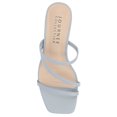 thumbnail image 5 of Journee Womens Takarah Crossover Strap Slip On Wedge Sandals, 5 of 10
