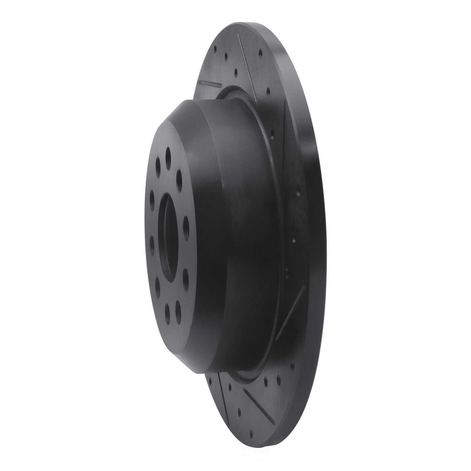 Dynamic Friction Company 633-42042R DFC Brake Rotor - Drilled And Slotted - Black