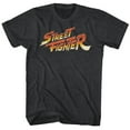 thumbnail image 3 of Street Fighter Logo Black Heather Adult T-Shirt, 3 of 3