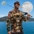 thumbnail image 3 of SEANATIVE Long Sleeve Sun Protection Fishing Hoodie for Men, Fishing Hiking Running Shirts Athletic Outfits Lightweight Breathable Rash Guard for Summer Beach, S, Deer Camo Hunting Forest, 3 of 7