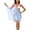 Pale Blue, variant on FUTATA Womens Chiffon Sarong Swimsuit Cover Up Dress Beach Bathing Suit Cover Ups Wrap Swimwear Bikini Swim Cover Up Skirt Girls One Piece