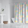 thumbnail image 2 of Pioneer Flower Floral Print Pattern Shower Curtain 72"x84", Bathroom Decorative Shower Curtain Set with 12 Hooks, Waterproof Washable, 2 of 6