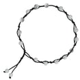 thumbnail image 3 of Howlite (Knotted) Crystal Anklet, 6mm Beads Anklet for Women, 3 of 6
