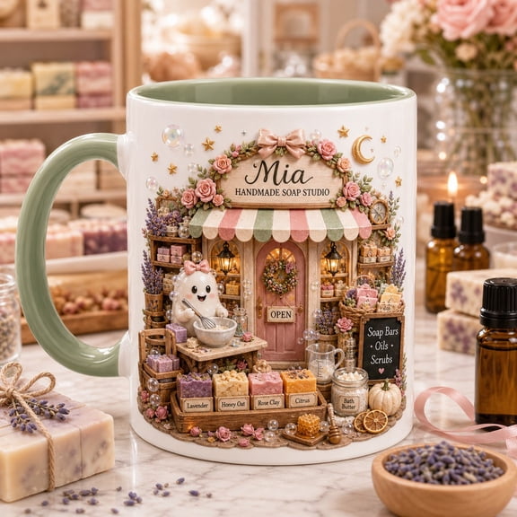 Coffee Mug Handmade Soap Studio for Coffee Breaks Soap Makers