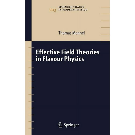 Springer Tracts in Modern Physics Effective Field Theories in Flavour Physics, Book 203, (Hardcover)