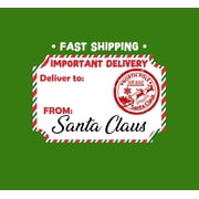 Small Town Stickers From Santa Christmas Gift Stickers - 18 Pack