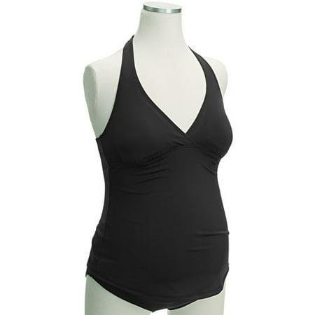 Maternity Halter Tankini Two-Piece Swimsuit