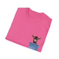thumbnail image 4 of Funny Graphic Pocket Baby Goats Animal Men Women Goats Novelty Goats School Pocket Bab Husband Wife Mom Unisex Softstyle T-Shirt, 4 of 4