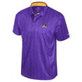 thumbnail image 2 of Men's Colosseum  Purple ECU Pirates Football Print Polo, 2 of 3