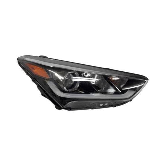 KarParts360 For Hyundai Santa Fe 2017 2018 Headlight Assembly Passenger Side | CAPA Certified | Replacement For HY2503211, HY2503211C | 92102B8530