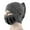 Dark Gray, variant on Men Novelty Stretch Hat Knit Cap Hair Loss Head Scarf Wrap Baseball Cap Black One Size