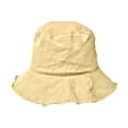 thumbnail image 2 of Women's Anti-UV Foldable Cotton Bucket Hat for Summer Beach Vacation Travel, 2 of 7