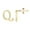 Q, variant on Fiaya Women Creative Fashion Earrings for Women, Gold 26 English Letters Earrings, Jewelry Gifts for Daughter Sister (C)