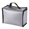 thumbnail image 3 of Storage Fireproof Explosionproof Lipo Battery Safe Bag Portable Heat Resistant Pouch Sack for Battery Charge & Storage 215 x 115 x 155mm, 3 of 7