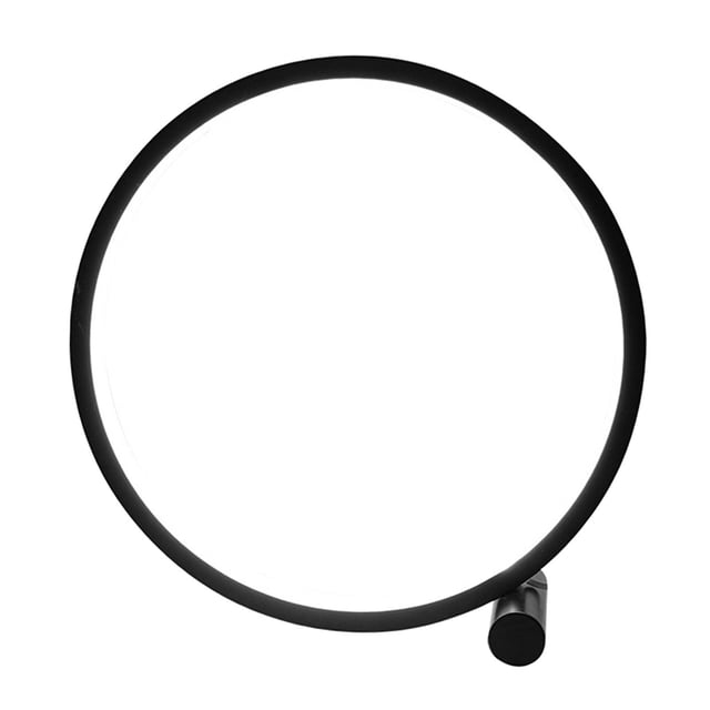 lionlar Round Desk Light USB 5W Dimmable Table Lamp Reading Lamp Night Light Bedroom Black