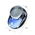 thumbnail image 3 of Buodes Razor Mini Shaver, Mini Portable Electric Shaver, Mini Shave Portable Electric Shaver, Electric Shaver Men, Usb Rechargeable Shaver, Suitable For Families, Travel 2PC, 3 of 8