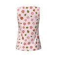 thumbnail image 6 of Goofa Hand Drawn Strawberry Printed Womens Workout Tops for Women Sleeveless Yoga Shirts Athletic Running Tank Tops Sleeveless Gym Clothes Workout Apparel-X-Large, 6 of 9