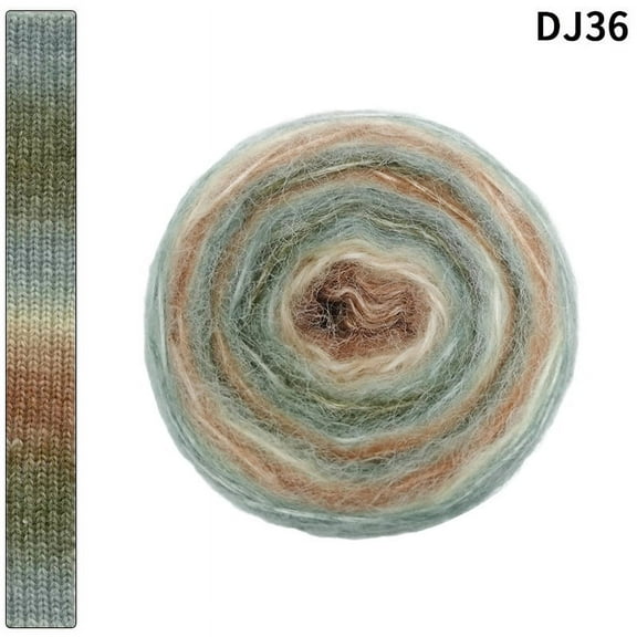 XmhyTop 200G Yarn Whirl , 58% Acrylic Yarn for Crocheting, Softly Color Changing Crochet Kit, Z