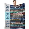 thumbnail image 1 of LHSHID Mom's graduation blanket gift for her son 50x60in, 1 of 6