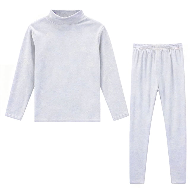 Ensemble de Chemise Décontractée à Manches Longues pour Femmes, Ensemble de sous-Vêtements Thermiques