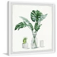 thumbnail image 2 of Parvez Taj Monstera Leaf in Glass Framed Painting Print, 2 of 6