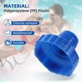 thumbnail image 7 of Surface Wall Mount Hose Adaptor B, 11238 28000E Skimmer Hose B Adapter for Above Ground Pool Skimmers Exact Replacement Compatible with Pool Parts Fit for 28000E 11238 Working Pool Hose - Blue, 7 of 7