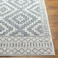 thumbnail image 3 of Hauteloom Armenia Living Room, Bedroom Patio Outdoor Area Rug - Bohemian, Transitional - Cream, Navy - 5'3" x 7', 3 of 6