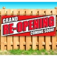 thumbnail image 1 of Grand Re-Opening Coming Soon! 13 oz Vinyl Banner With Metal Grommets, 1 of 4