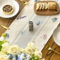 thumbnail image 2 of Sm:)e Butterfly Small Daisy Spring Table Runner for Summer, Seasonal Spring Kitchen Dining Table Decoration for Home Party Decor 13x72 Inch, 2 of 6
