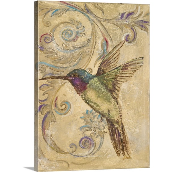 Great BIG Canvas Patricia Pinto Premium Thick-Wrap Canvas entitled Hummingbird II