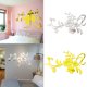 thumbnail image 4 of Espejo 3D como decoración de pared dormitorio mural de cabecera flor de acrílico etiqueta de la pared adornos de sala de estar Noticed JJ22494-01, 4 of 6