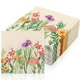 thumbnail image 3 of 100 Pcs Serviettes en Papier Fleur 2 Couches Rétro Floral Serviette d'Invité Réutilisable Plante Fleur Serviette à Main Décorative Fête Dessert Serviettes de Table Absorbantes Vintage pour Fête, 3 of 11