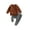 darkorangegrey, variante sur MesaSe Ensemble de Vêtements pour Bébé Garçon Manches Longues Chandail en Molleton Col Rond Haut Pantalon de Jogging Décontracté Mignon Nouveau-Né Tenues Automne Hiver Orange Gris