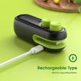 thumbnail image 4 of Mini - bag sealer machine, 2 in 1 snack heat sealer machine, portable refillable plastic bag sealer, portable vacuum bag sealer machine, 4 of 5
