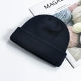 thumbnail image 2 of ZQUUVOU Women's and Men's Skull Cap Outdoor Thermal Fleece Lined Beanie Knitted Hats Soft Stocking Caps for Cold Weather Navy, 2 of 4
