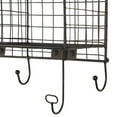 thumbnail image 5 of Linon Four Cubby Metal Wall Shelf in White, 5 of 14