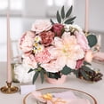 thumbnail image 5 of Artificial Flowers Combo Silk Mix Peony Rose Hydrangea Daisy Fake Spring Flowers w/Stem for DIY Wedding Bouquets Centerpieces Arrangements Table Decor Party Bridal Baby Shower Home Decor, 5 of 5