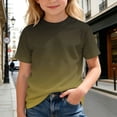 thumbnail image 6 of CONZONE Child Kids Boys T-Shirts Color Block Crew Neck Short Sleeved Summer Loose Fit Fashion Comfort Tops Yellow Size 2-3 Years, 6 of 6